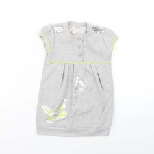 Debenhams Baby Grey Jumper Dress Size 12-18 Months
