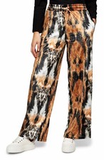 Topshop Tie Dye Velour Wide