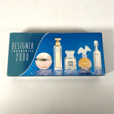 Vintage Designer Fragrances 2000 Mini Perfume Gift Set of 5