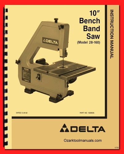 Delta band saw - delta, 10"