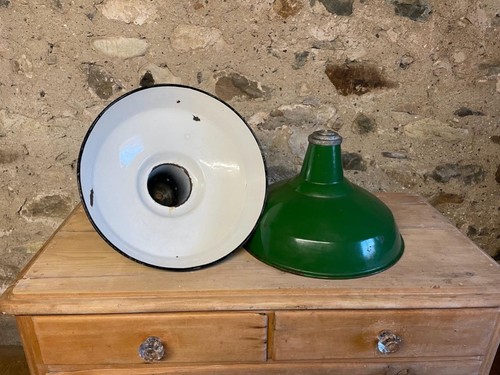 Vintage industrial enamel - industrial,