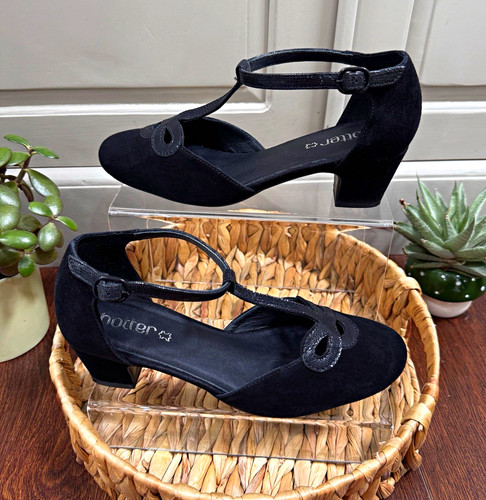 Hotter darcy black suede - hotter,
