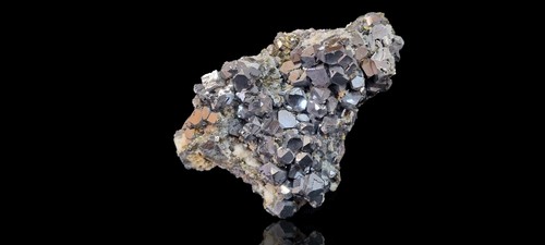 Galena calcite - on, a