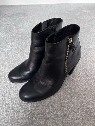 Ecco black ankle boots - black, /