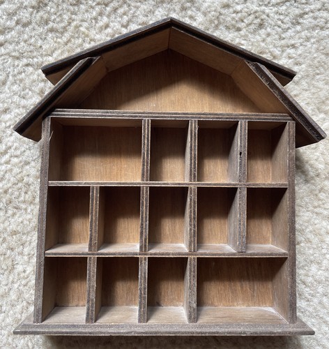 Vintage wood house shelf - wood,