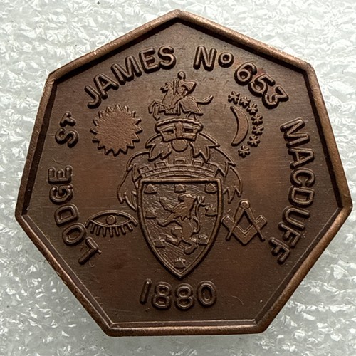Scotland masonic token lodge - -,
