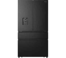 HISENSE PureFlat RF749N4SWFE Fridge Freezer - Black Stainless Steel
