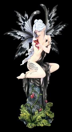 Big elf figurine smoky fee - elf,