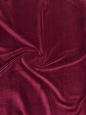 100% COTTON VELVET FABRIC WINE