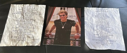 Jon bon jovi hand signed - jovi,