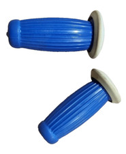 ukscooters LAMBRETTA HANDLEBAR BARREL GRIPS LIGHT BLUE GP LI TV SX BALLOON