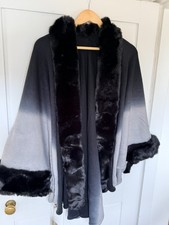 Park Lane Black/Grey Fade Faux