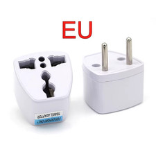 Universal Travel Adapter US UK AU to EU Plug Converter 2 Pin Europe Power Socket