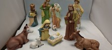 Ceramic 10 Piece Nativity Set