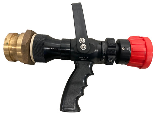 Firefighter hose nozzle - hose, delta
