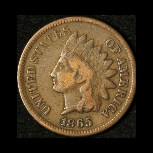 1865 indian head cent - 1865,