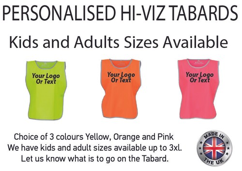 Custom viz tabard - hi-viz,