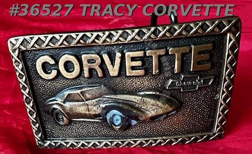 1970s corvette brass belt - brass,