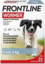 FRONTLINE WORMER - Worming Tablets for Dogs - 2 Tablets Dog UK