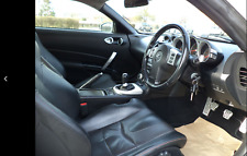 Nissan 350Z Seats - Driver & Passenger Electric Black Leather.