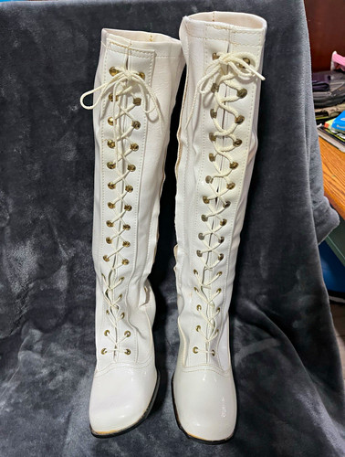 Vintage 60s 70s white go - vintage,
