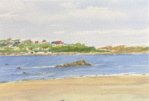 Vintage watercolour painting - watercolour,
