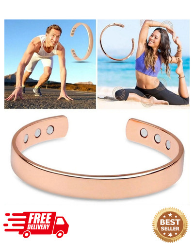 Pure copper bracelet magnetic - copper,