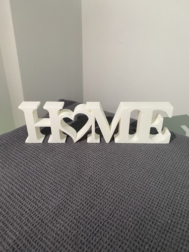 Home heart sign plaque - heart,