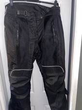 RK Sport Mens Textile Motorcycle Trousers Knee & Hip pads size 56/36 2XL