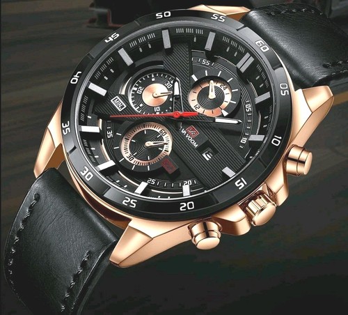 Mens luxury quartz watch - quartz, gents