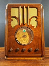 Old Antique Wood Silvertone