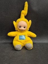 Vintage Teletubbies Teletubby La La Soft Toy Beanie by Golden Bear 7"