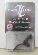 Timber Creek Extended Magazine Release for RUGER 10/22. SILVER,BLACK or RED