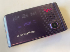 Sony Ericsson W380i Mobile Phone UNLOCKED Flip Fold Original Purple -Fully Works