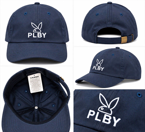 Playboy plby navy - navy, twill