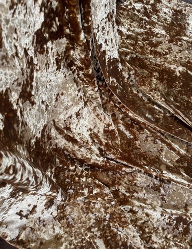 Heavy crushed velvet gold - crushed,