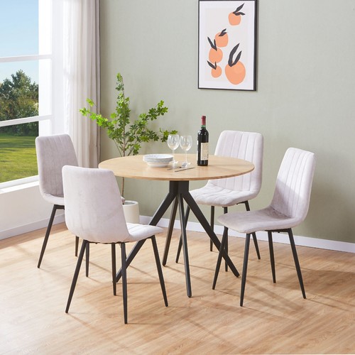 Aspen light oak effect round - aspen,