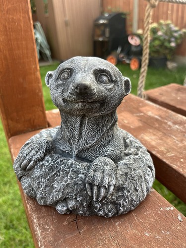 Meerkat concrete garden - concrete,