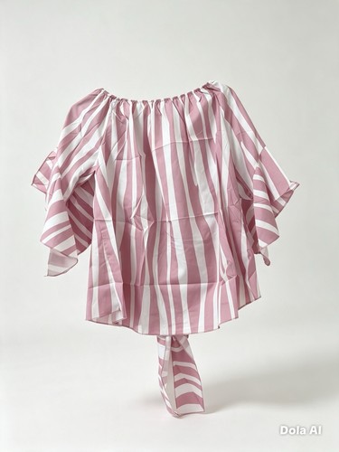 Rose pink white stripe - rose,