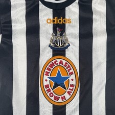 Rare Original Newcastle United 1997/1998/1999 Home Football Shirt Mens Small