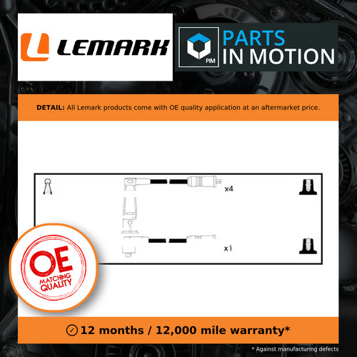 Leads ignition cables set - cables,