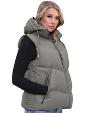 Ladies Padded Hooded Gillet