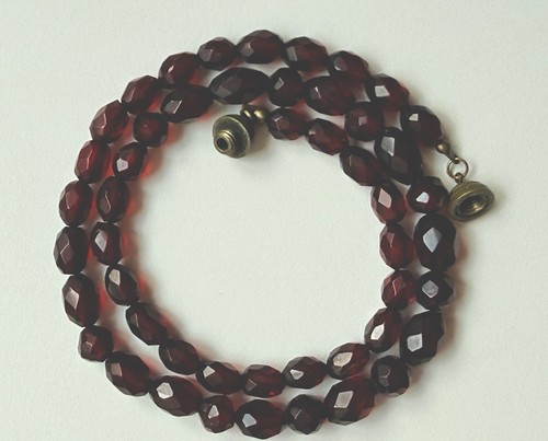 Vintage cherry amber bakelite - vintage,
