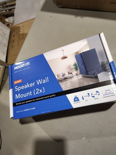 Speaker wall mounts sliding - wall, w/