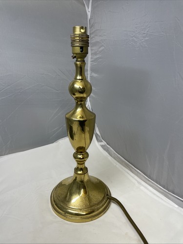 Vintage brass table - , lamp
