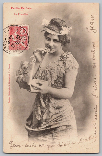 Pretty french woman eating - pretty,