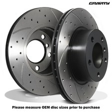 FRONT DRILLED GROOVED 300MM