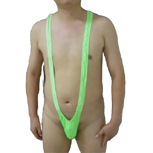 Borat style green - green, black