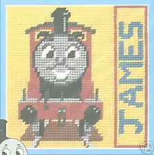 Thomas The Tank Engine James Sampler Tapestry Needlepoint Kit DMC 