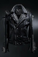 Mens studded leather jackets